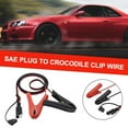 thumbnail image 2 of Alligator Crocodile Clip to Sae Connector Cable Car Solar Power Charge Extensio,, 2 of 9