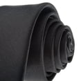 thumbnail image 4 of TopTie Mens Necktie Solid Color Black Ties, Formal Neck ties, Gift Ideas, 4 of 5
