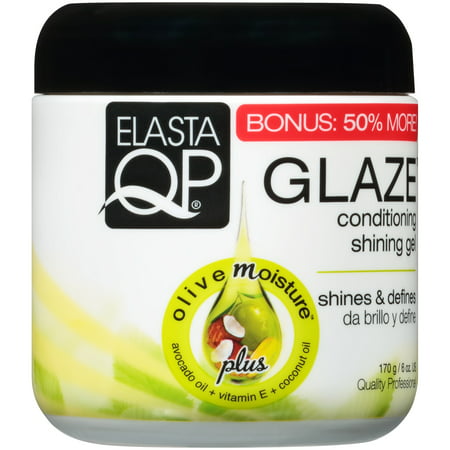 Elasta QP?? Glaze??? Conditioning Shining Hair Gel 6 oz. (Best Clear Hair Glaze)