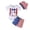 1-White63, variant on Byoo Boy Outfit My 1st 4th of July Letter Print Romper Shorts Hat America's 250th Baby Clothes Set