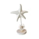 thumbnail image 2 of Decoración de estrella de mar de madera Figura de estrella de mar Arte Artesanía Adorno náutico de escritorio para Blanco, 2 of 9