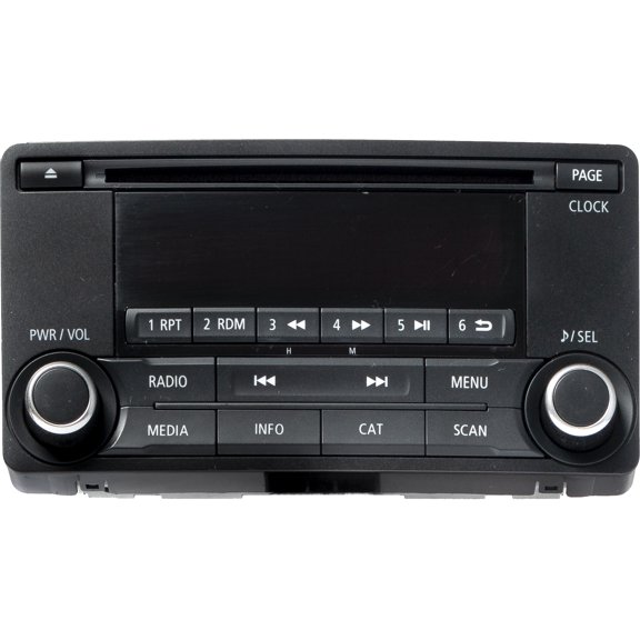 Restored 2015-2017 Mitsubishi Lancer AM FM Radio Single Disc CD MP3 Player Model 8701A185 (Refurbished)