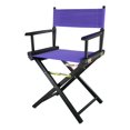 thumbnail image 5 of Casual Home 18" Director's Chair Black Frame-Purple Canvas, 5 of 8