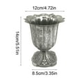 thumbnail image 3 of ChicYu Iron Flower Vase Metal Flower Container Flower Urn Vase Model Finish for Holding Fresh Flowers Artificial Flowers Home Living Room Balcony Office Decor, 3 of 5