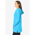thumbnail image 3 of Woman Within Plus Size V-Neck Hoodie Sweatshirt, 3 of 6