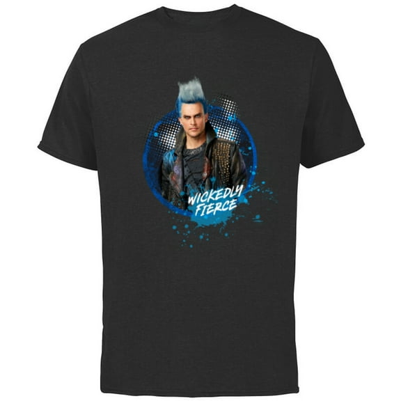 Disney Descendants 3 Hades Wickedly Fierce - Short Sleeve Cotton T-Shirt for Adults -Customized-Black