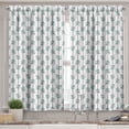 thumbnail image 2 of Ambesonne Arrow Valance & Curtain, Tribal Graphic Pattern, 55"x24", Black White Green, 2 of 6