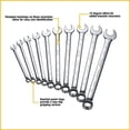 thumbnail image 2 of Juego de llaves combinadas DEWALT DWMT72166, 10 piezas métricas, 2 of 8