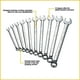 thumbnail image 2 of Juego de llaves combinadas DEWALT DWMT72166, 10 piezas métricas, 2 of 8