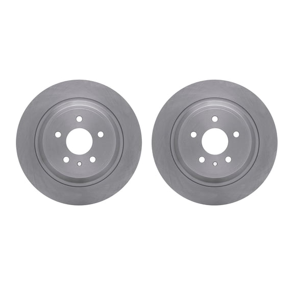 Dynamic Friction Company Rear Brake Rotors 6002-54066