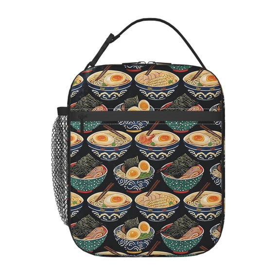 Ramen Noodle Lunch Bag Portable Thermal Lunch Box for Men and Women