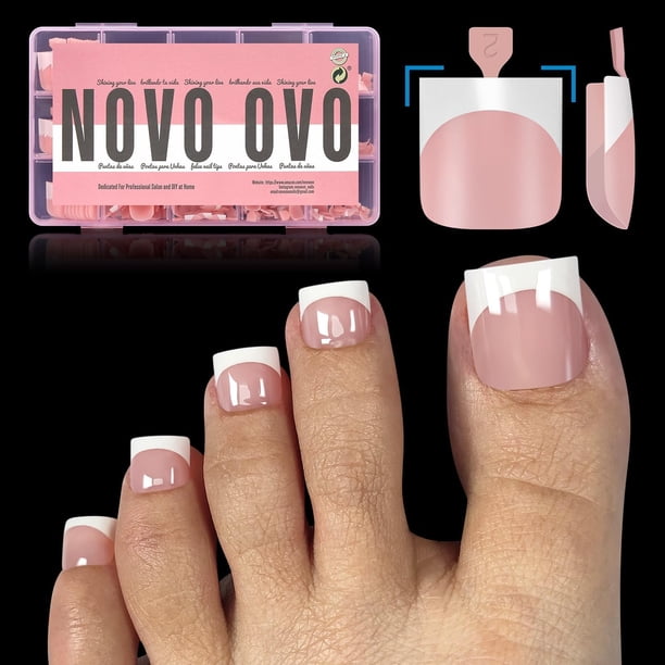 Extensión de uñas postizas NOVO OVO French Tip Uñas