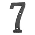 thumbnail image 1 of Número digital de metal, letrero de casa de hierro fundido, placa de puerta, decoración de pared de café DIY (7) Tmvgtek Oficina Multiescena Multifunción, 1 of 9