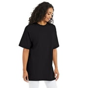 Hanes Beefy-T Mens Heavyweight Cotton T-Shirt (Big & Tall Sizes) Black 4XLT