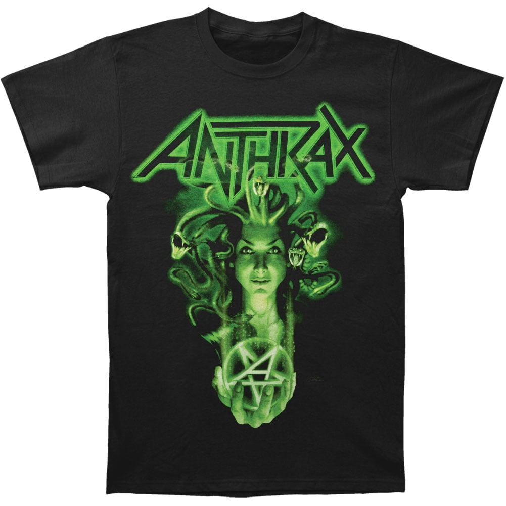 Anthrax - Anthrax Men's Medusa T-shirt Black - Walmart.com - Walmart.com