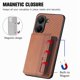 thumbnail image 3 of For Xiaomi Poco X7 Pro 5G Case RFID Blocking Carbon Fiber Leather Phone Back Cover with Card Holder, 3 of 4