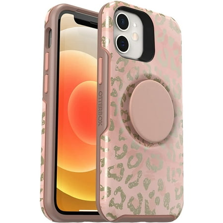 OtterBox + Pop Symmetry Series Case for iPhone 12 Mini, Retail Packaging - Feelin Catty