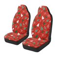 thumbnail image 4 of KUIFORTI Christmas tree Car Seat Covers Flanne Car Seat Covers for Front Seats Elastic Fabrics Full Protection Auto Interior Covers Soft Universal Fit Most Cars SUV, 4 of 7