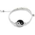thumbnail image 4 of Pulsera trenzada artesanal de la suerte con diseño de distancia infinita para parejas, 2 unidades, cuerda ajustable, para él y para ella, 4 of 5
