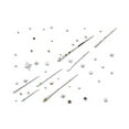 thumbnail image 1 of Wosthever Moda 3D Meteor pegatinas de pared universo Star pegatina espejo ventana calcomanía niños habitación calcomanías DIY Decoración del hogar Plata, 1 of 6