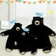 thumbnail image 4 of Peluche SNOWOLF Djungelskog, oso gigante, 60 cm, color negro, 4 of 7