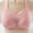 #3- Pink, variant on successthop Push up Bras for Women Lace No Wire Push up Bralettes Padded Triangle Adjustable Strap Corset Top Full Coverage Crop Cami Top Comfy Underwear Nude 100