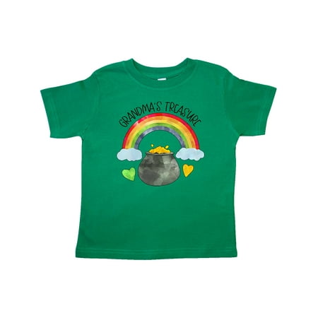 

Inktastic Grandma s Treasure St. Patrick s Day Rainbow and Gold Gift Toddler Boy or Toddler Girl T-Shirt