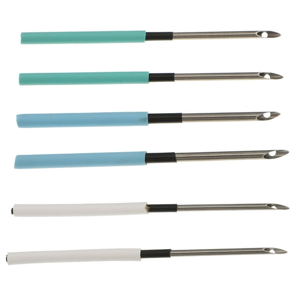 SHINYPASING 6Pcs Embroidery Needles Assorted Color for DIY Embroidery and Craft Making Supplies