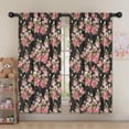 thumbnail image 5 of Blackout Kids Curtains,Pioneer Flower Floral Print Pattern Childrens Insulated Curtains Set Of 2,Bedroom Essentials,Toddler Room Decor 52"x63", 5 of 5
