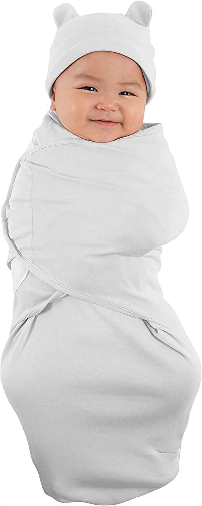 Cuddle Club Baby Wrap Swaddle Blanket Sleep Sack with Novelty Beanie