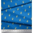thumbnail image 2 of Soimoi Polyester Crepe Fabric Dot & Hot Air Balloon Holiday Printed Fabric 1 Yard 42 Inch Wide, 2 of 3