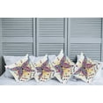 thumbnail image 2 of Ambesonne Ethnic Throw Pillow Cover 4 Pack, Spring Flowers Butterfly, 20", Multicolor, 2 of 7