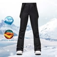 thumbnail image 4 of DondPO Pantalons de Neige pour Femmes, Pantalons de Ski pour Femmes, Pantalons de Ski Légers pour Femmes, Pantalons de Randonnée pour Femmes, Pantalons pour Femmes, Pantalons Noirs G, 4 of 6