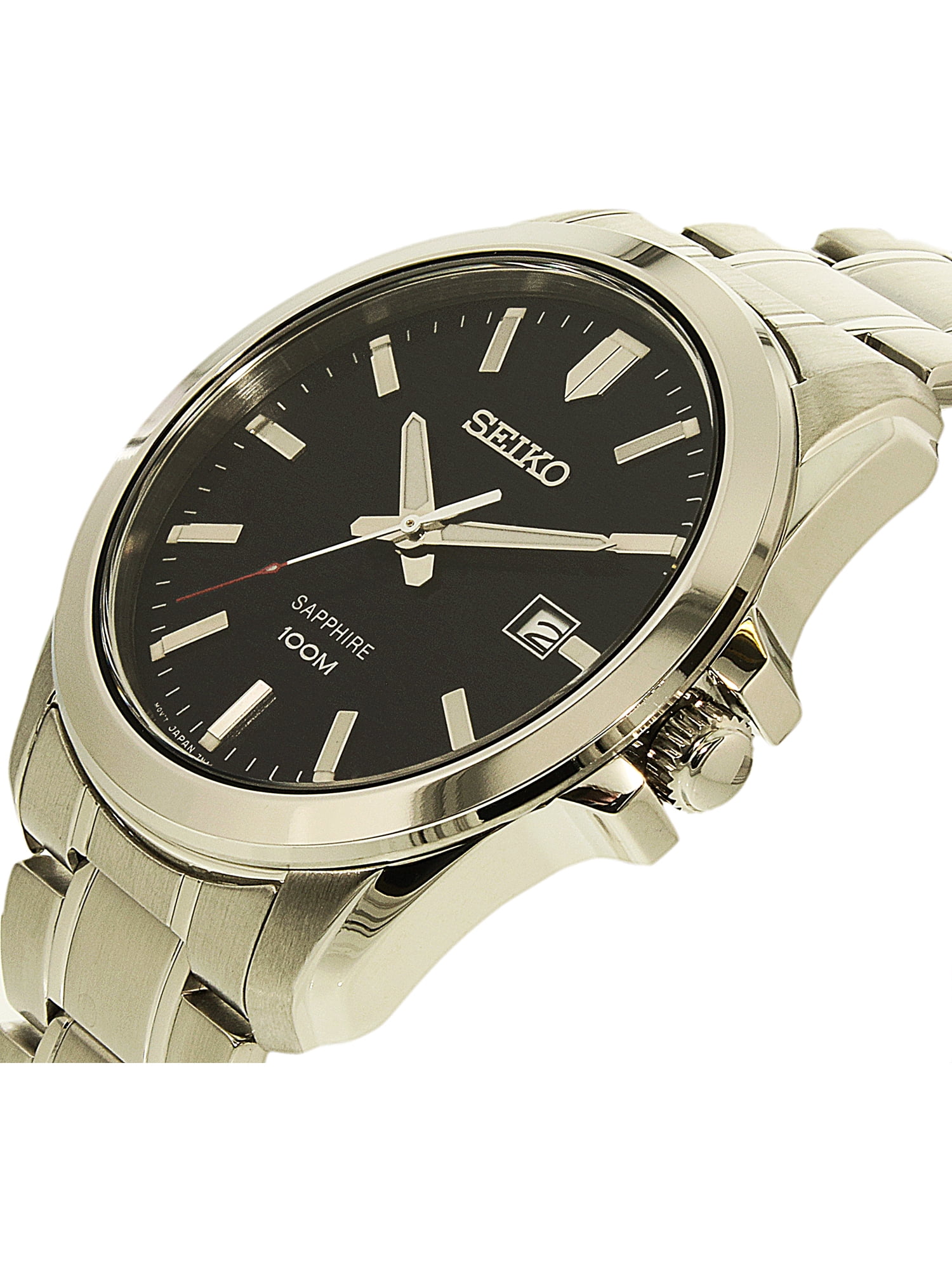 Seiko Men's SGEH47 Silver Stainless-Steel Plated Japanese Quartz Dress
