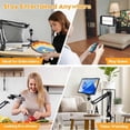 thumbnail image 3 of Adjustable Embroidery Hoop Stand 3 in 1 Hoop/Tablet/Phone Holder Desktop Stand with 360 Rotation, Needle Art Frame, 3 of 5