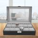 thumbnail image 4 of Caja de reloj Caja de almacenamiento de reloj Caja de almacenamiento Caja de almacenamiento de exhibcon Almohadones Pequeos Aspecto Elegante y Diseo Cuidadoso Caja de Reloj, Vitrina, Aretes para Gemel, 4 of 8