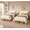 White, variant on Zimtown Set of 2 Twin Bed Frame with Smart LED Light, Metal Platform Bed with Charging Station, White