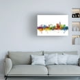 thumbnail image 2 of Trademark Fine Art Michael Tompsett London England Skyline IX Canvas Wall Art - 30x47, 2 of 5