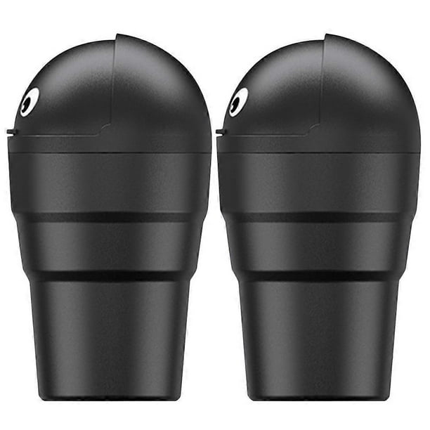 Trash Can With Lid Durable Automotive Garbage Container for Cup Holder, Compact Design for Car Organization and Cleanliness