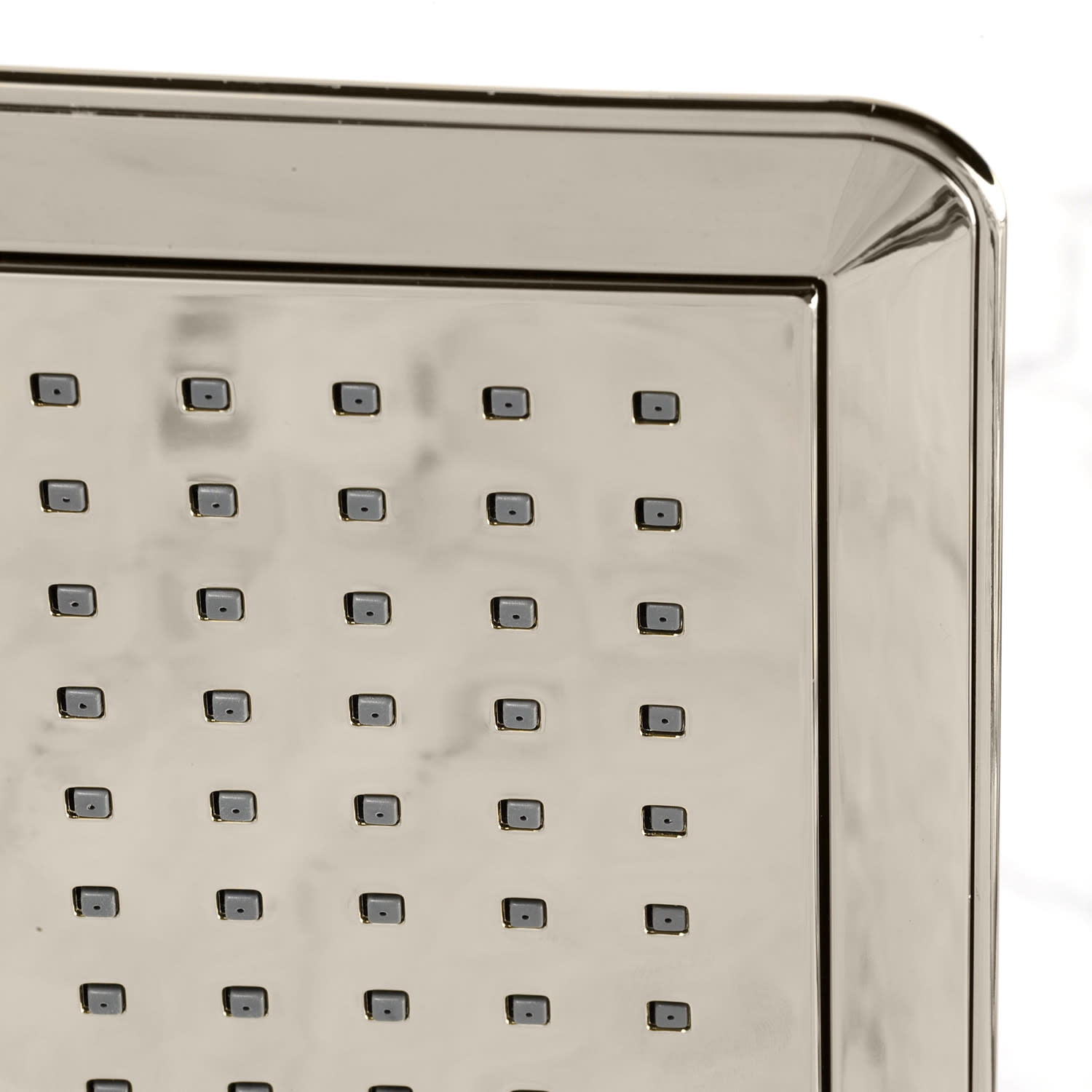 Kingston Brass K251A6CK Shower Scape 9-5/8" Square Shower Head with Shower Arm, Polished Nickel