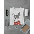 thumbnail image 3 of Love Dog Adorable French Bulldog T-Shirt Men -Image by Shutterstock, Male 3X-Large, 3 of 4