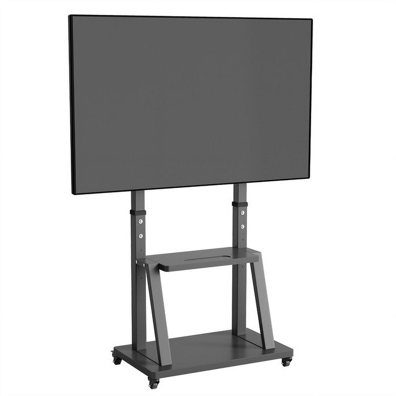 Wisfor 32-100" Rolling Floor TV Stand Height Adjustable TV Mount Bracket,176lb Loading,800X600mm VESA