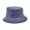 Blue, variant on Womens And Mens Bucket Hat Pu Leather Fishermen's Hat Casual Basin Solid Color Outdoor Hop Boonie Hats For Women