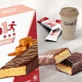 thumbnail image 4 of Grab1 Sugar Free Protein Bars, Caramel Deluxe (3 Pack- 12 Bars) | Delicious and Nutritious | Low Calorie | Only 1g Sugar, 4 of 7