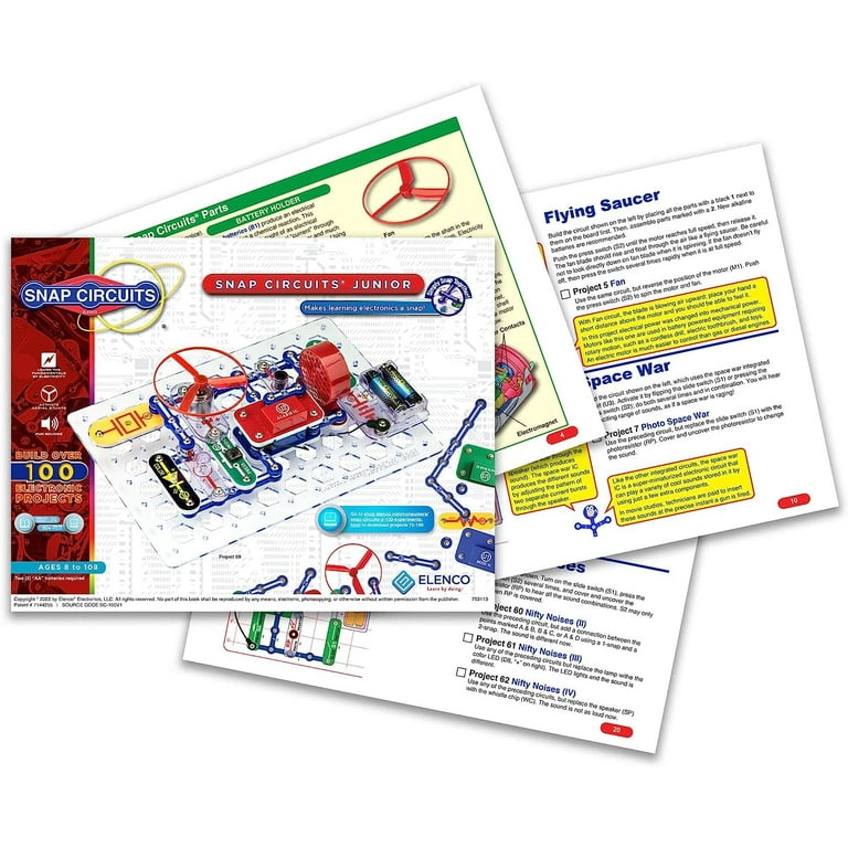 Snap Circuits Junior 100 Experiments Multi SC-100 - Best Buy