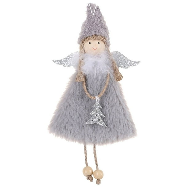 Adornos Navideños De Peluche Con Forma De Ángel Adornos Para El Árbol De Navidad Colgantes Para Regalo