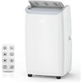 thumbnail image 1 of Portable Air Conditioner, 14,000BTU Portable AC Units for Room up to 750 Sq. Ft., with Remote Control, 3-in-1 Air Conditioner with Digital Display, 24H Timer, Window Installation Kit, 1 of 9