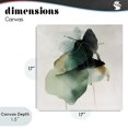 thumbnail image 4 of Stupell Industries Transitional Fluid Emerald Cascade Canvas Art, 17 x 17, by Svetlana Aleynikova, 4 of 8