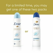 2 Pack - Dove Advanced Care Dry Spray Antiperspirant Deodorant - Clear Minerals - 3.8 oz Packaging may vary