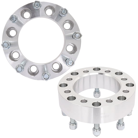 ECCPP Replacement for Wheel spacers 8 Lug 2" 2X 8x6.5 to 8x180 126.15mm 14x1.5 for Express 2500 3500 Silverado 2500 HD 3500HD for GMC Sierra 2500 HD Fits select: 1999-2010 CHEVROLET SILVERADO